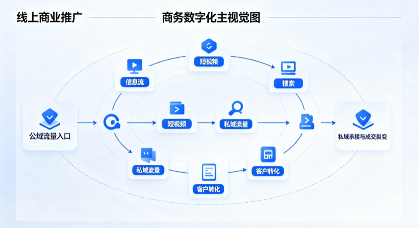 浪卡子县线上商业推广怎么做？全域流量闭环搭建与低成本转化实战指南